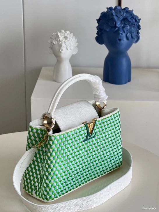 Fake Louis Bags LOUIS VUITTON CAPUCINES MM 0818